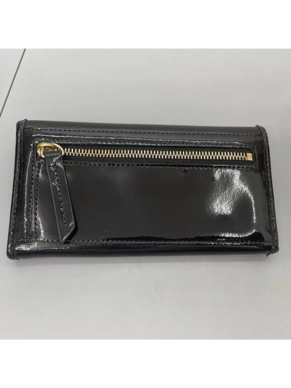 Dooney & Bourke Continental Clutch Wallet Patent Leather Black